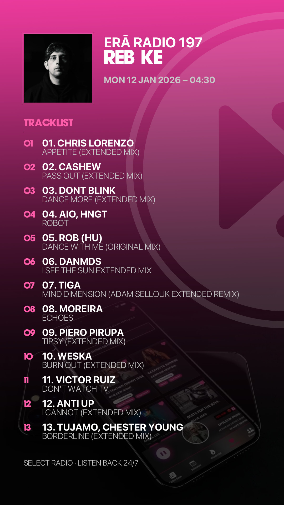 Tracklist Story Preview