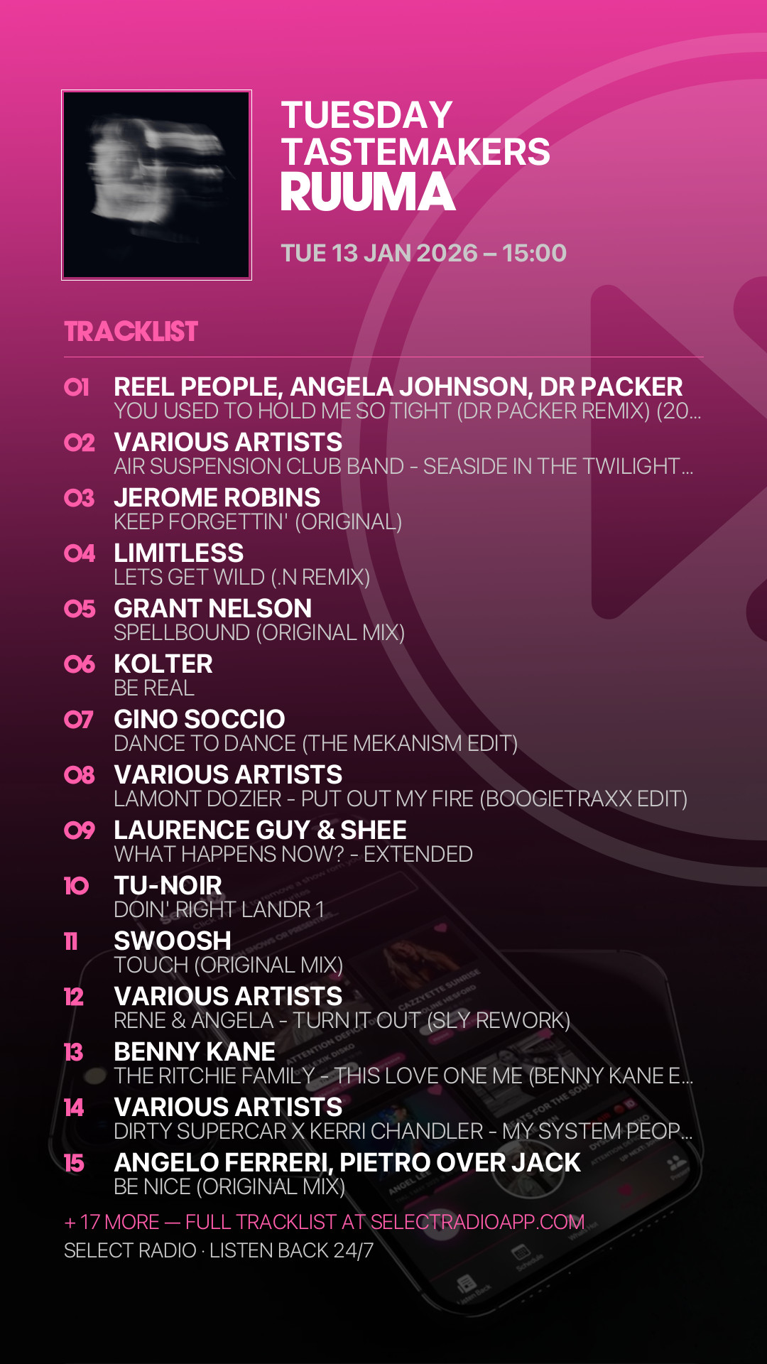 Tracklist Story Preview