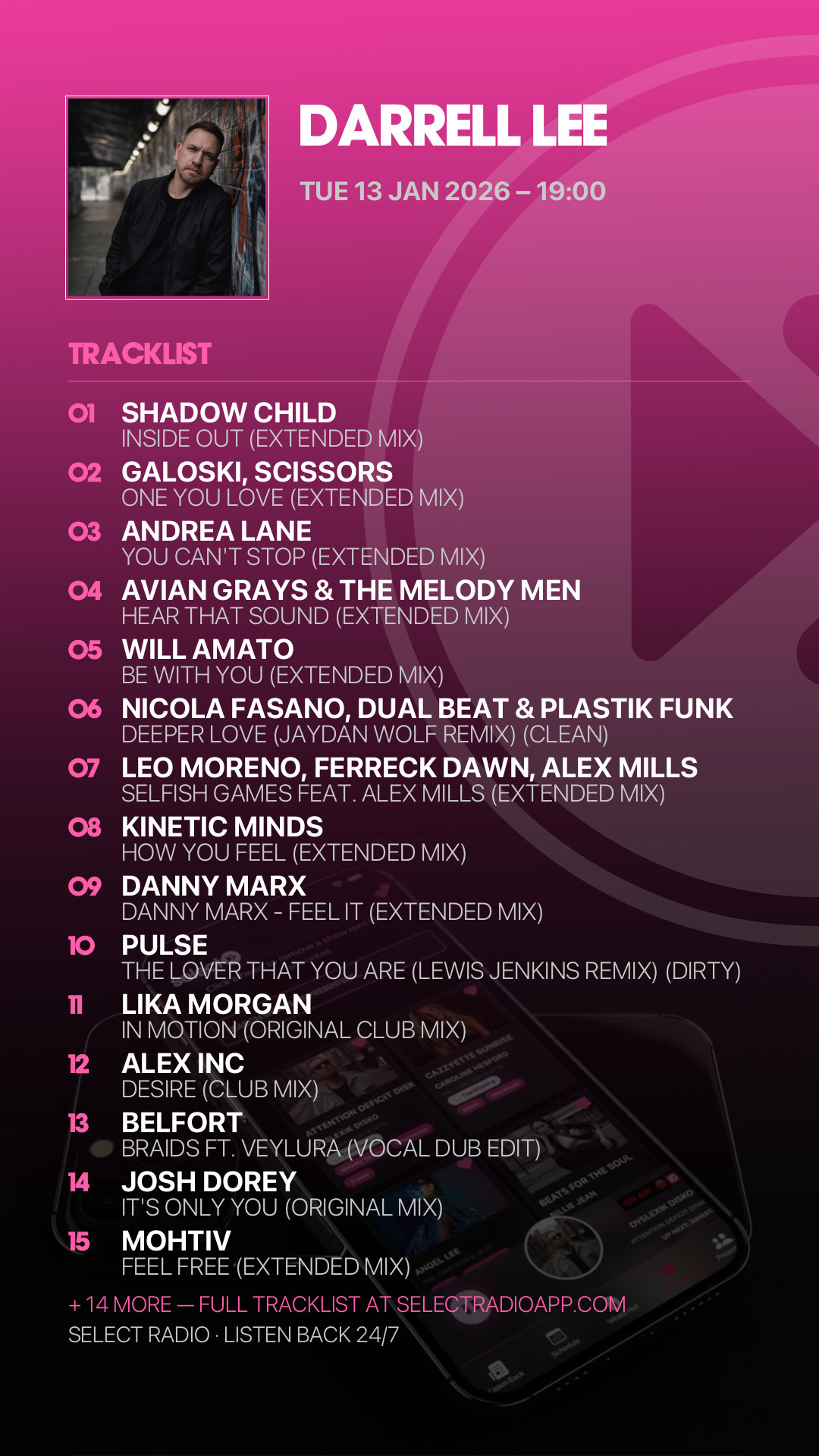 Tracklist Story Preview
