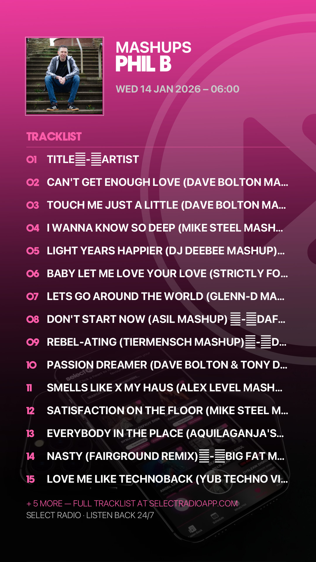 Tracklist Story Preview