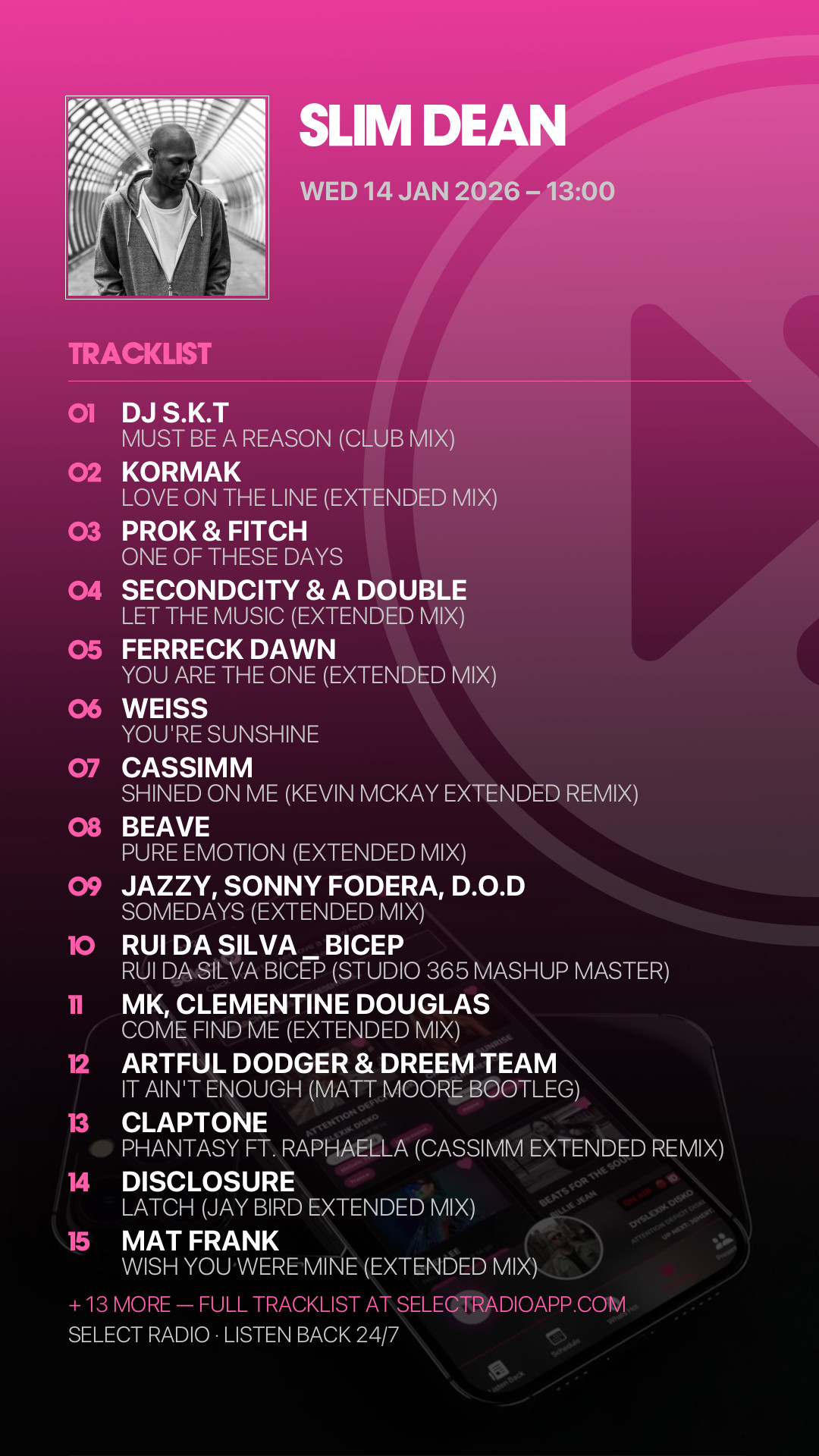 Tracklist Story Preview