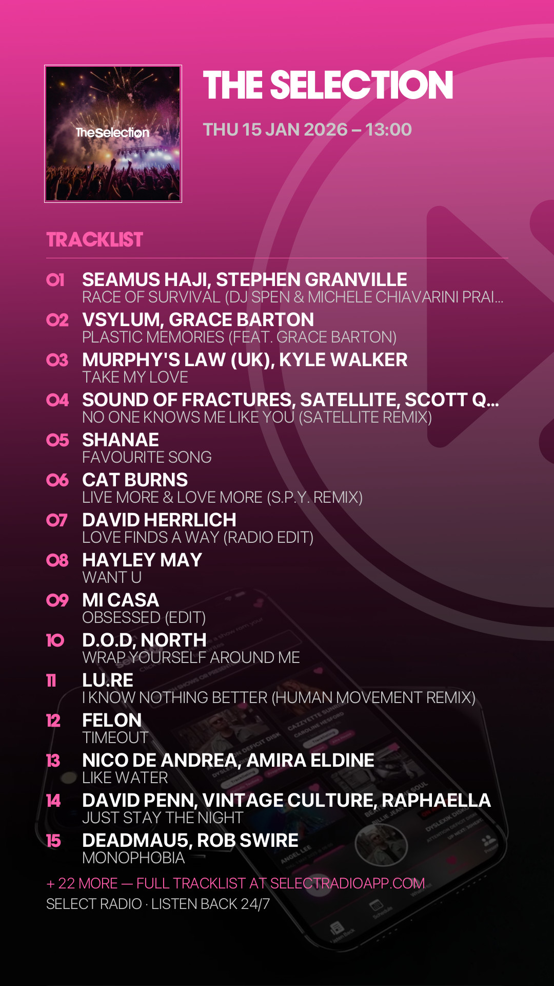Tracklist Story Preview