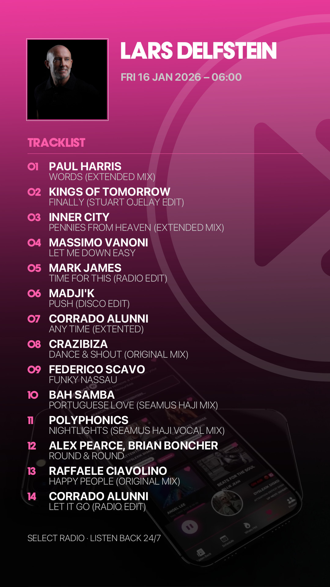 Tracklist Story Preview