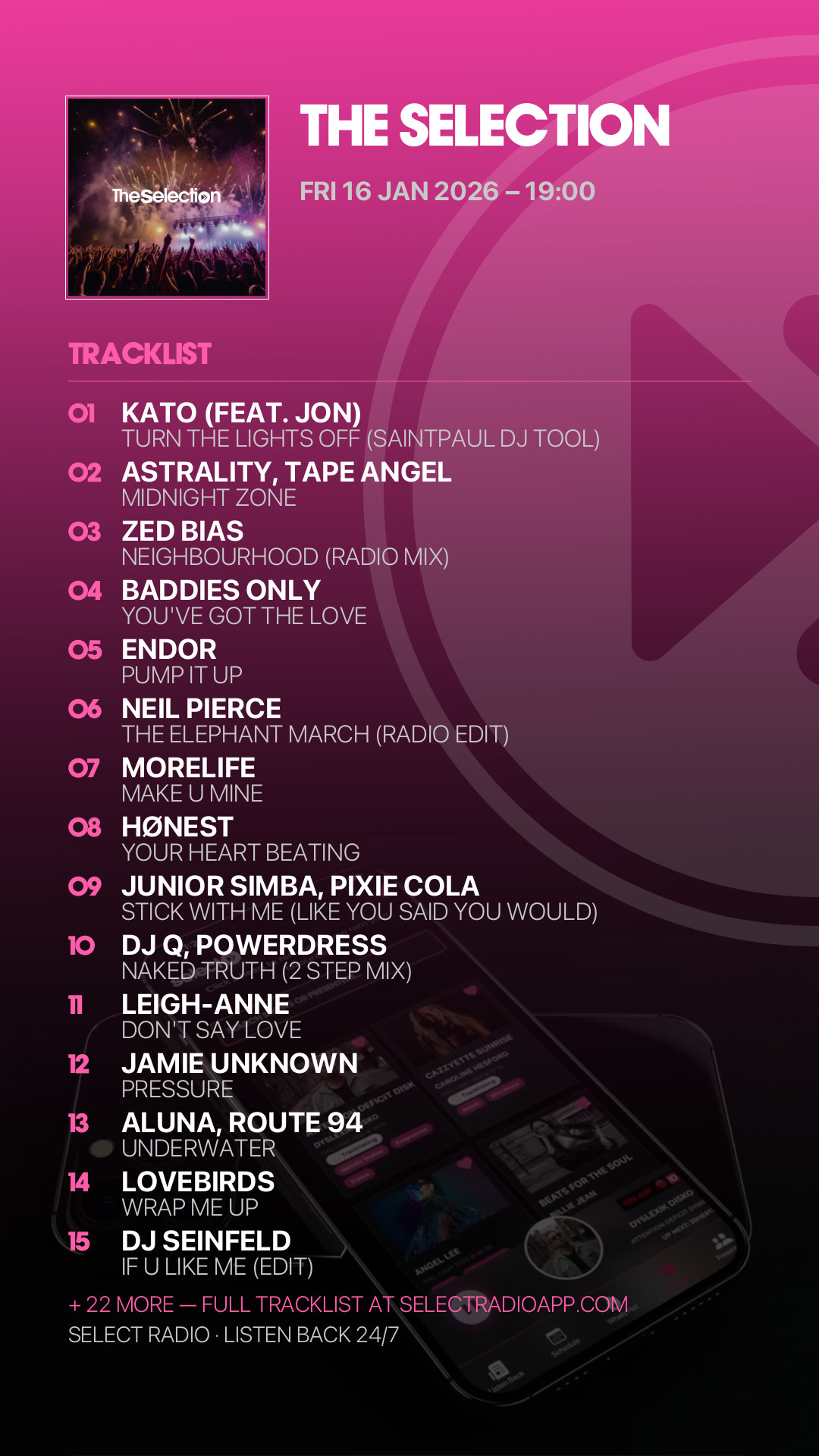 Tracklist Story Preview