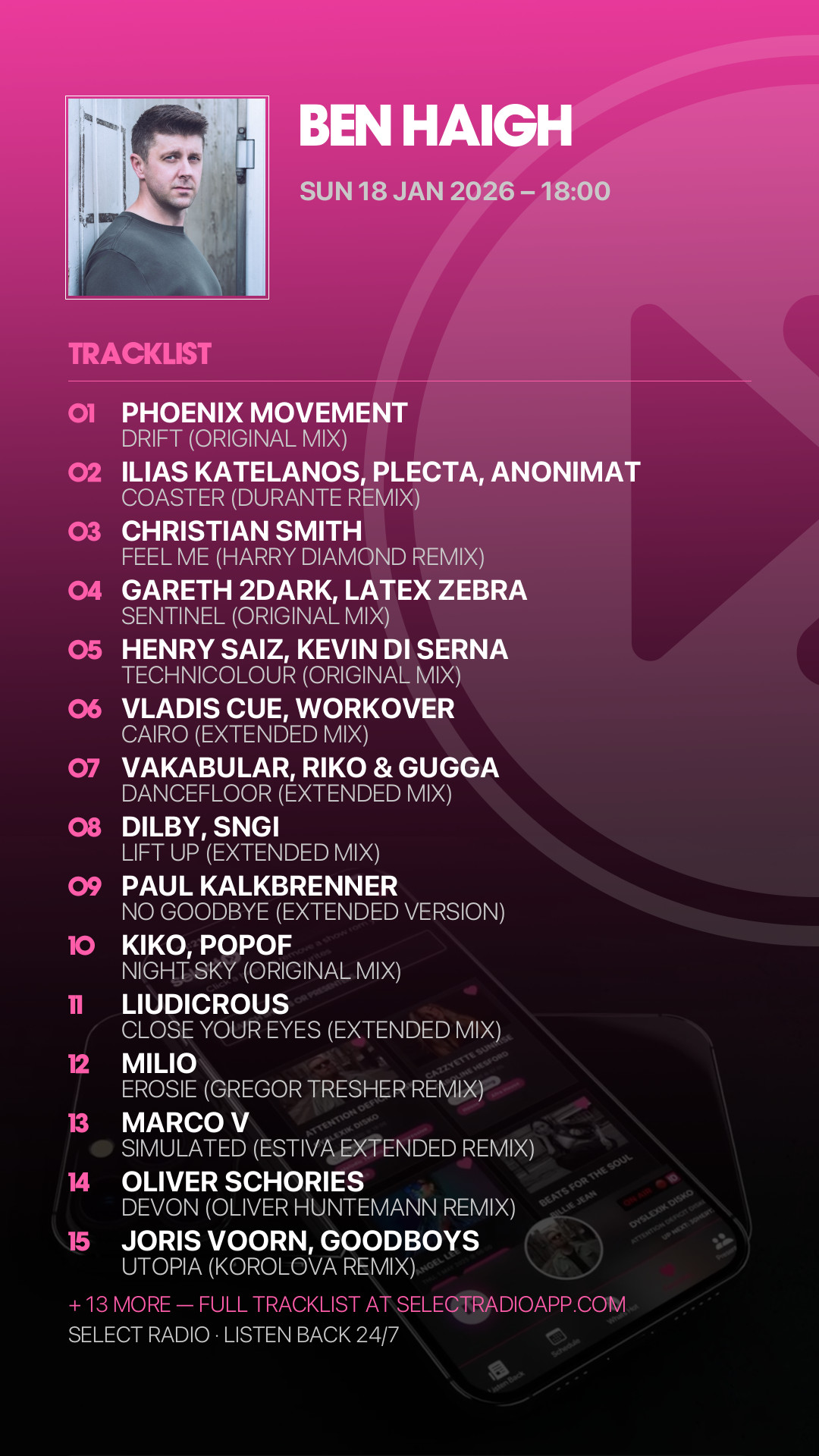 Tracklist Story Preview