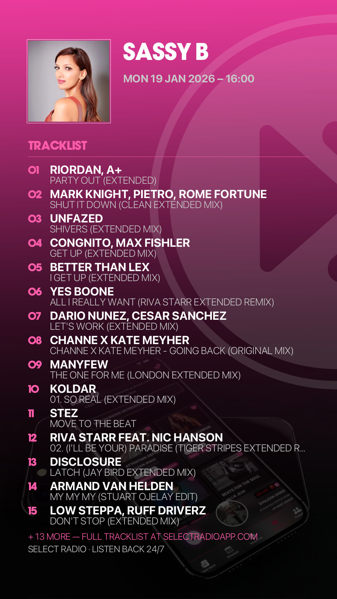 Tracklist Story Preview