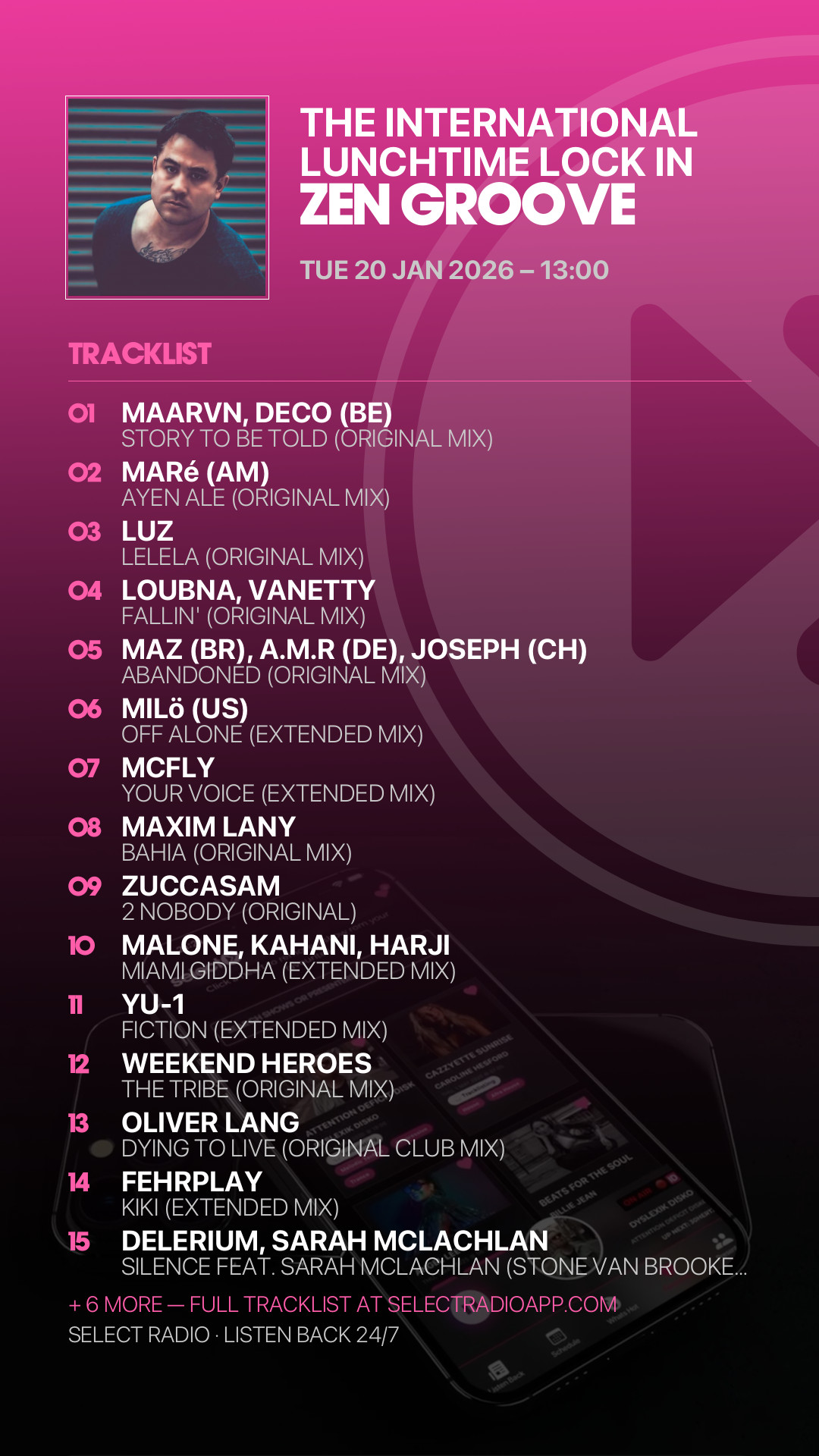 Tracklist Story Preview