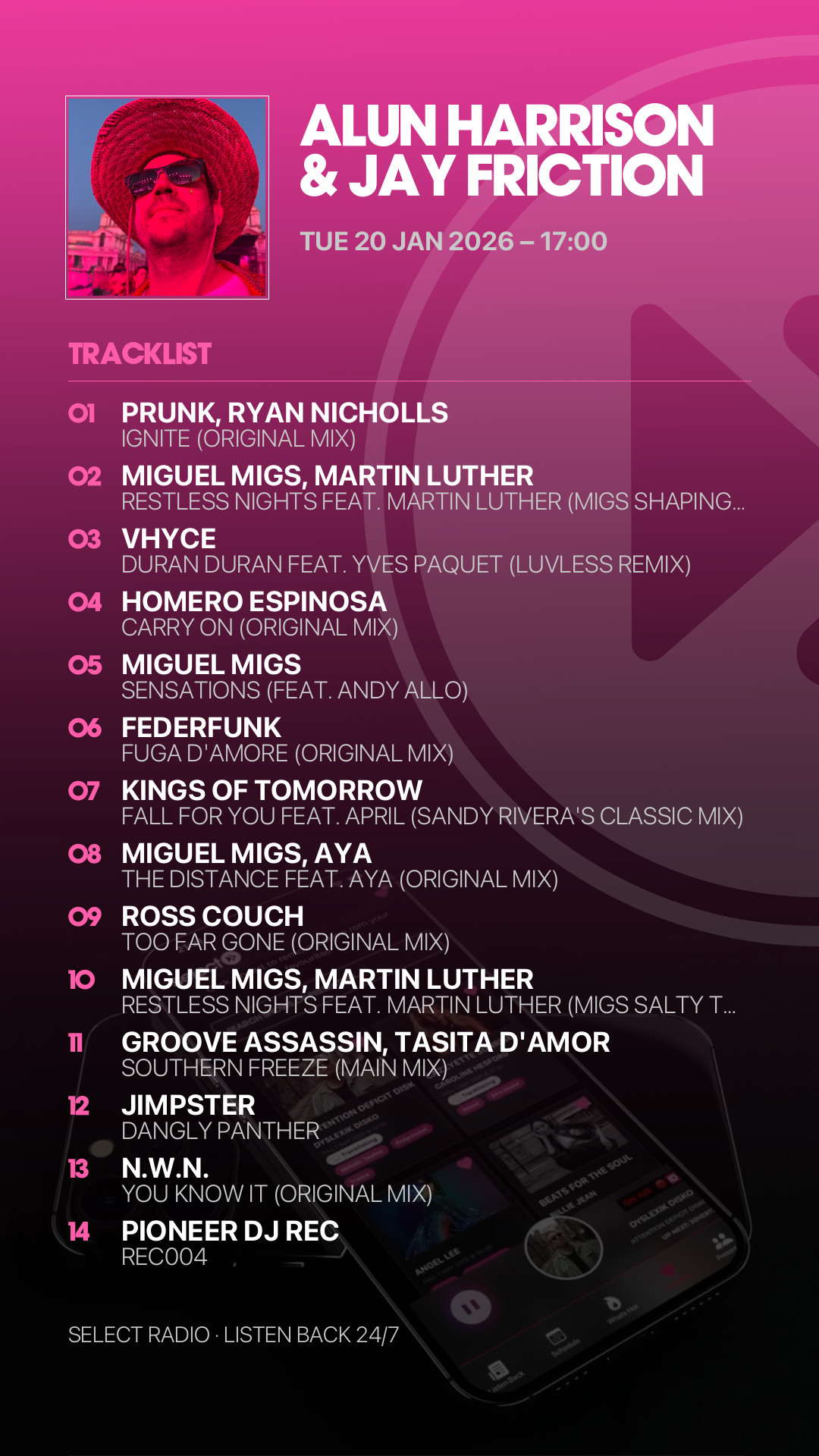 Tracklist Story Preview