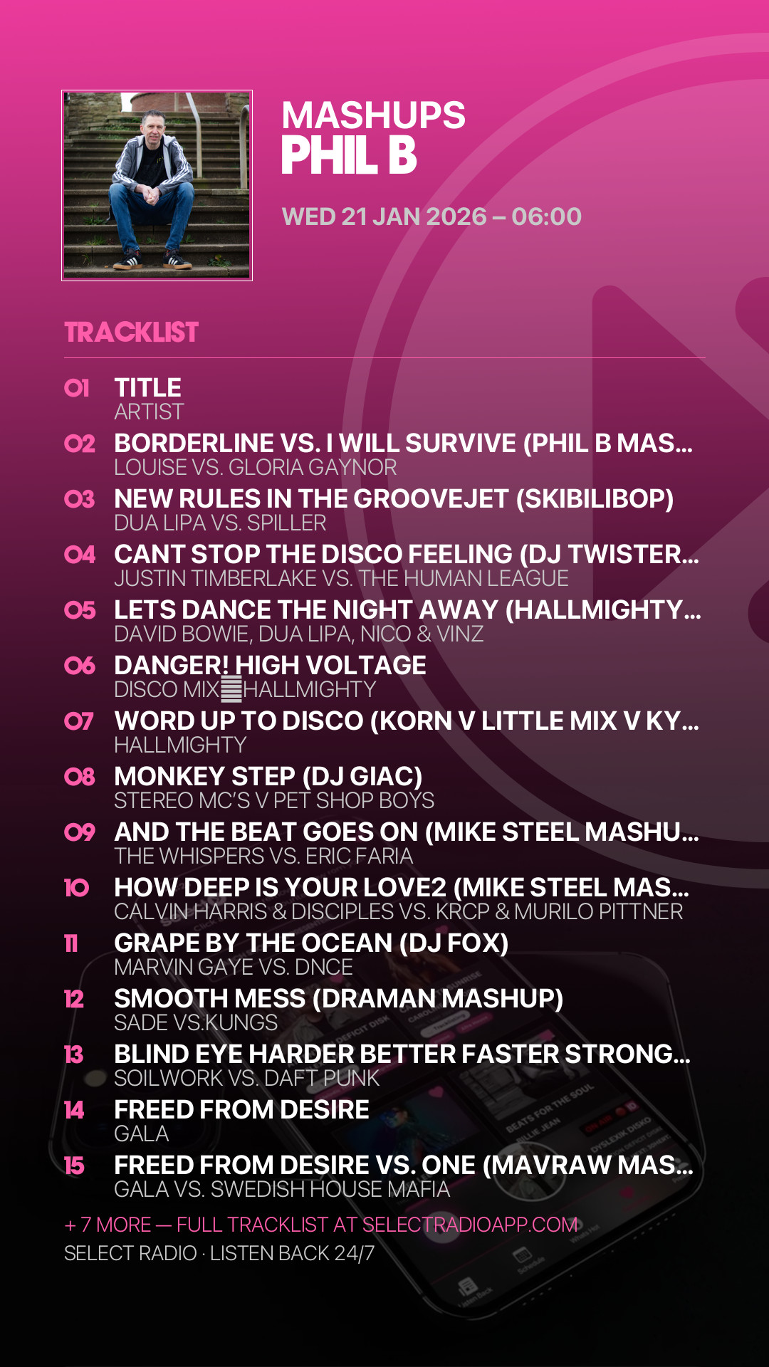 Tracklist Story Preview