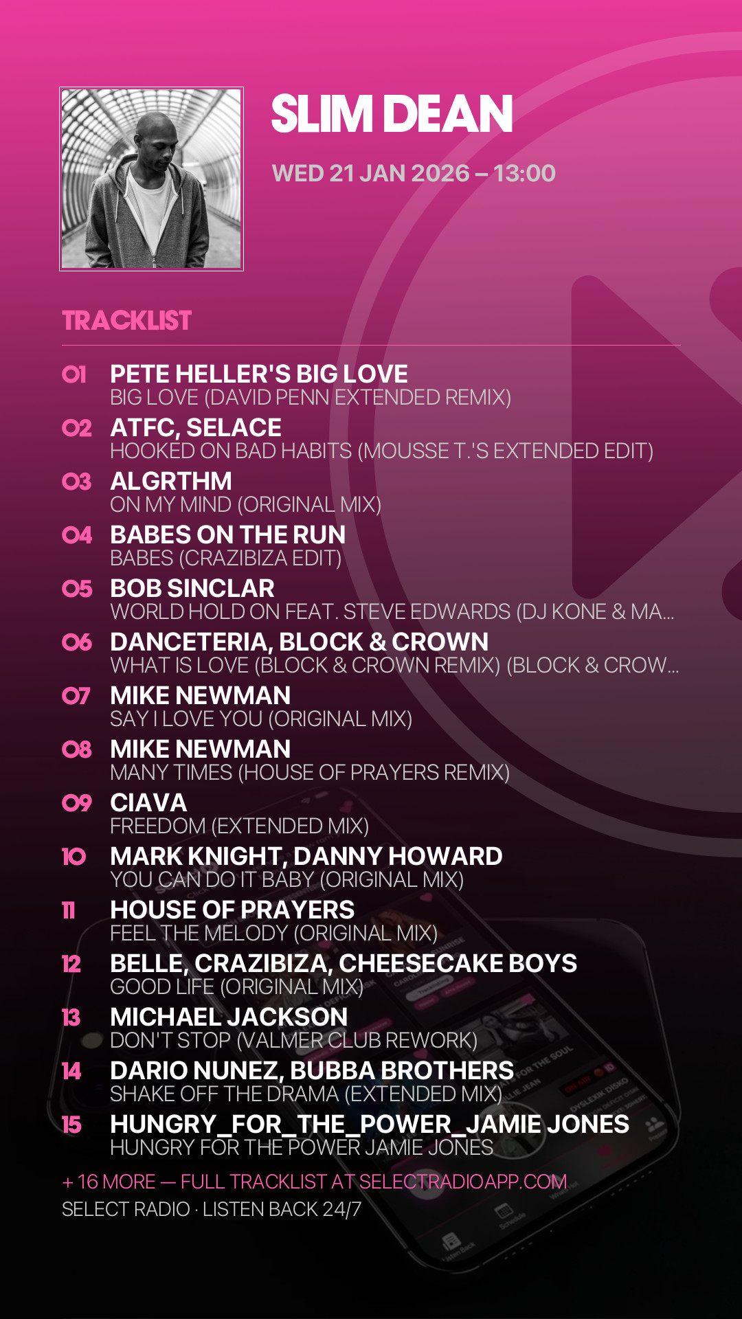Tracklist Story Preview
