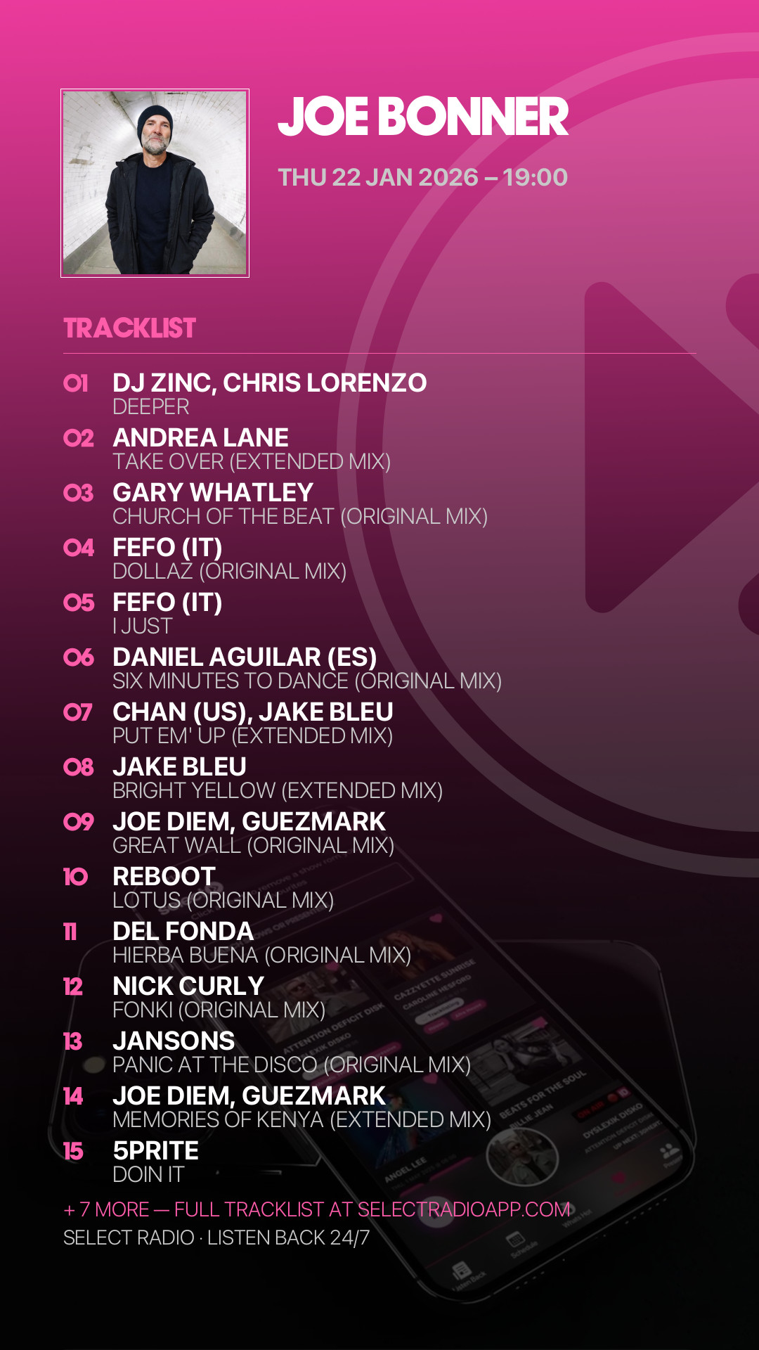Tracklist Story Preview