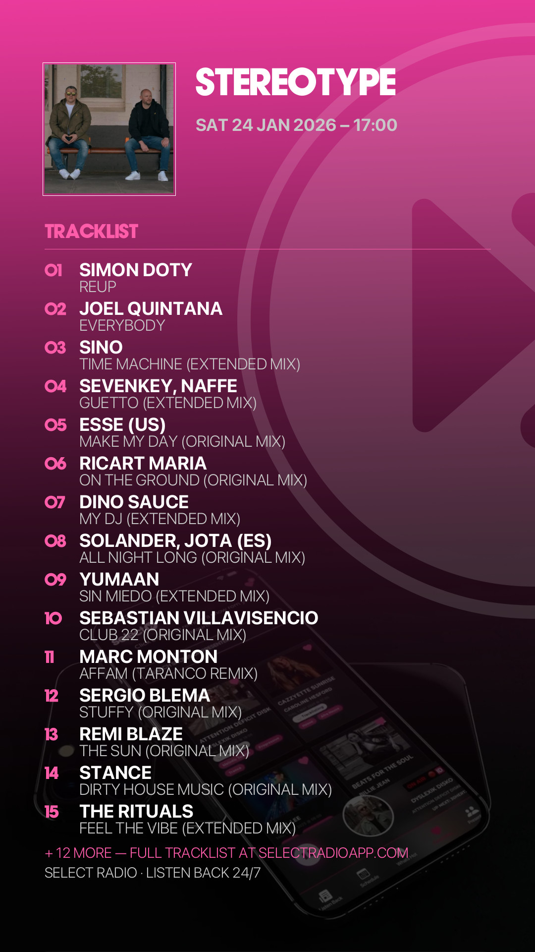 Tracklist Story Preview