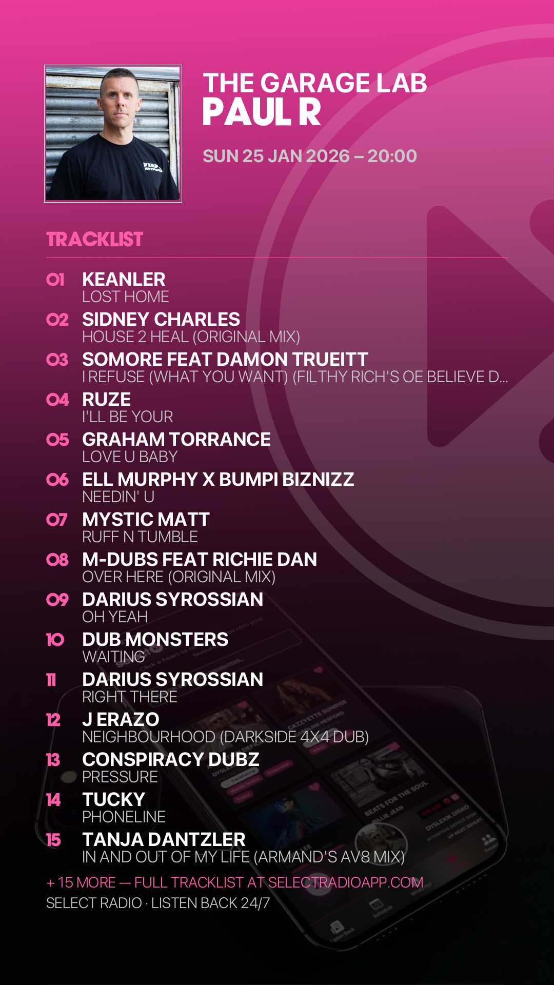 Tracklist Story Preview