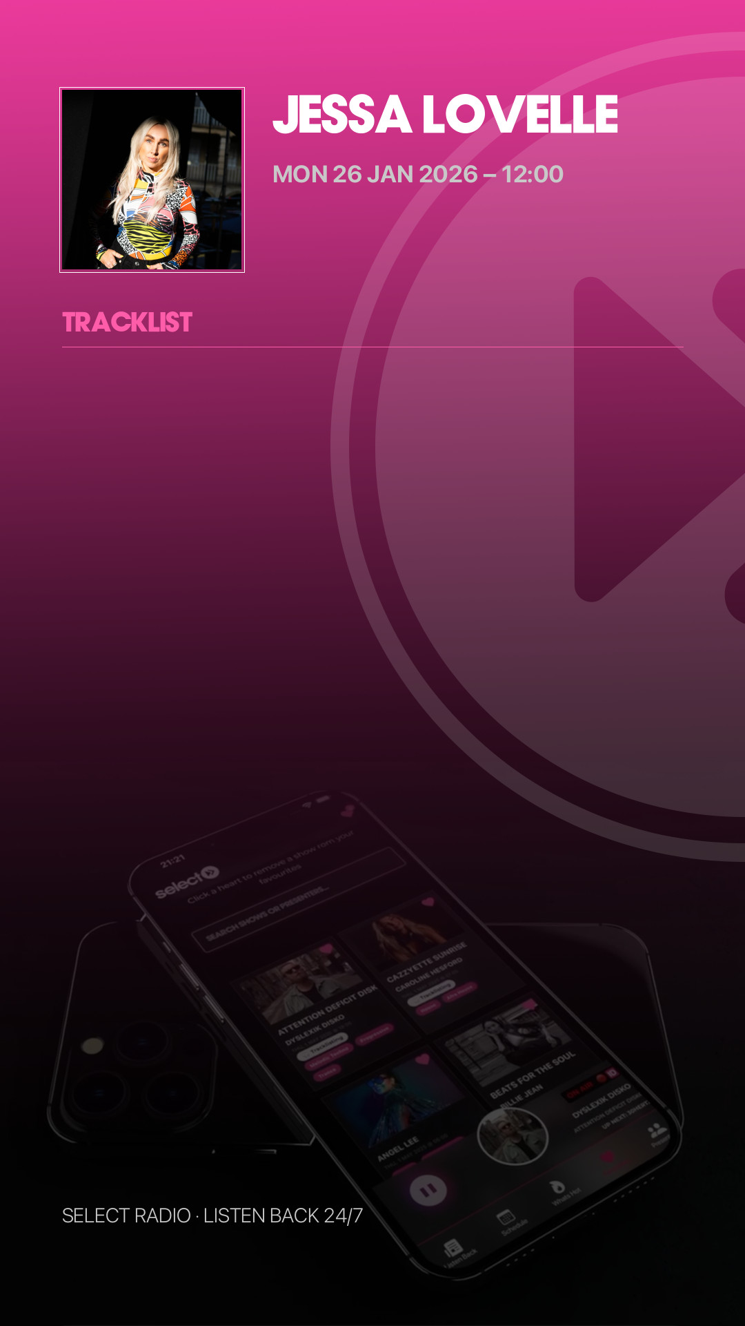 Tracklist Story Preview