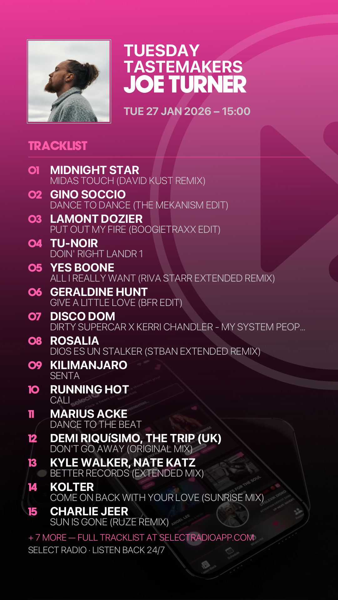 Tracklist Story Preview