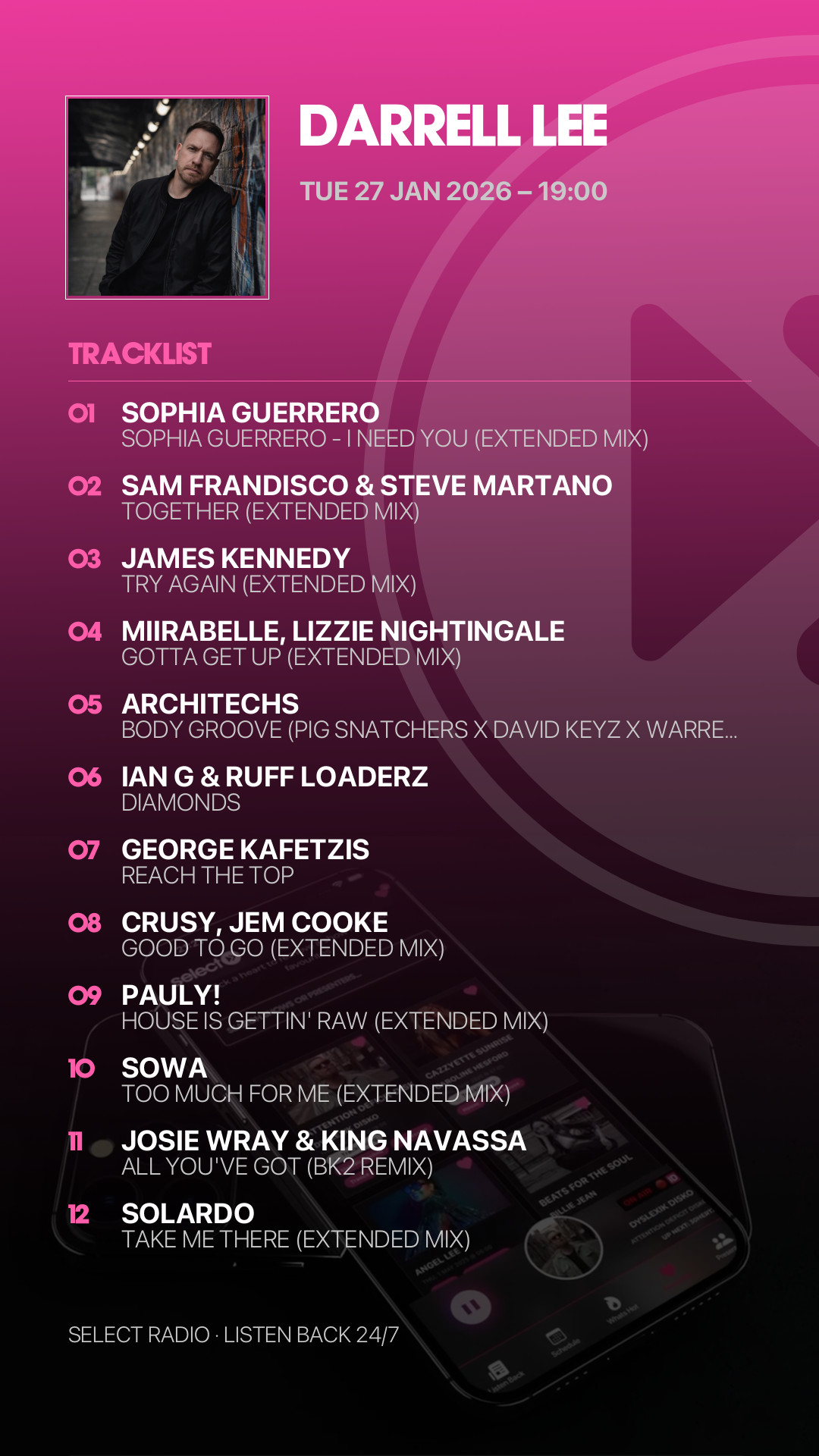 Tracklist Story Preview