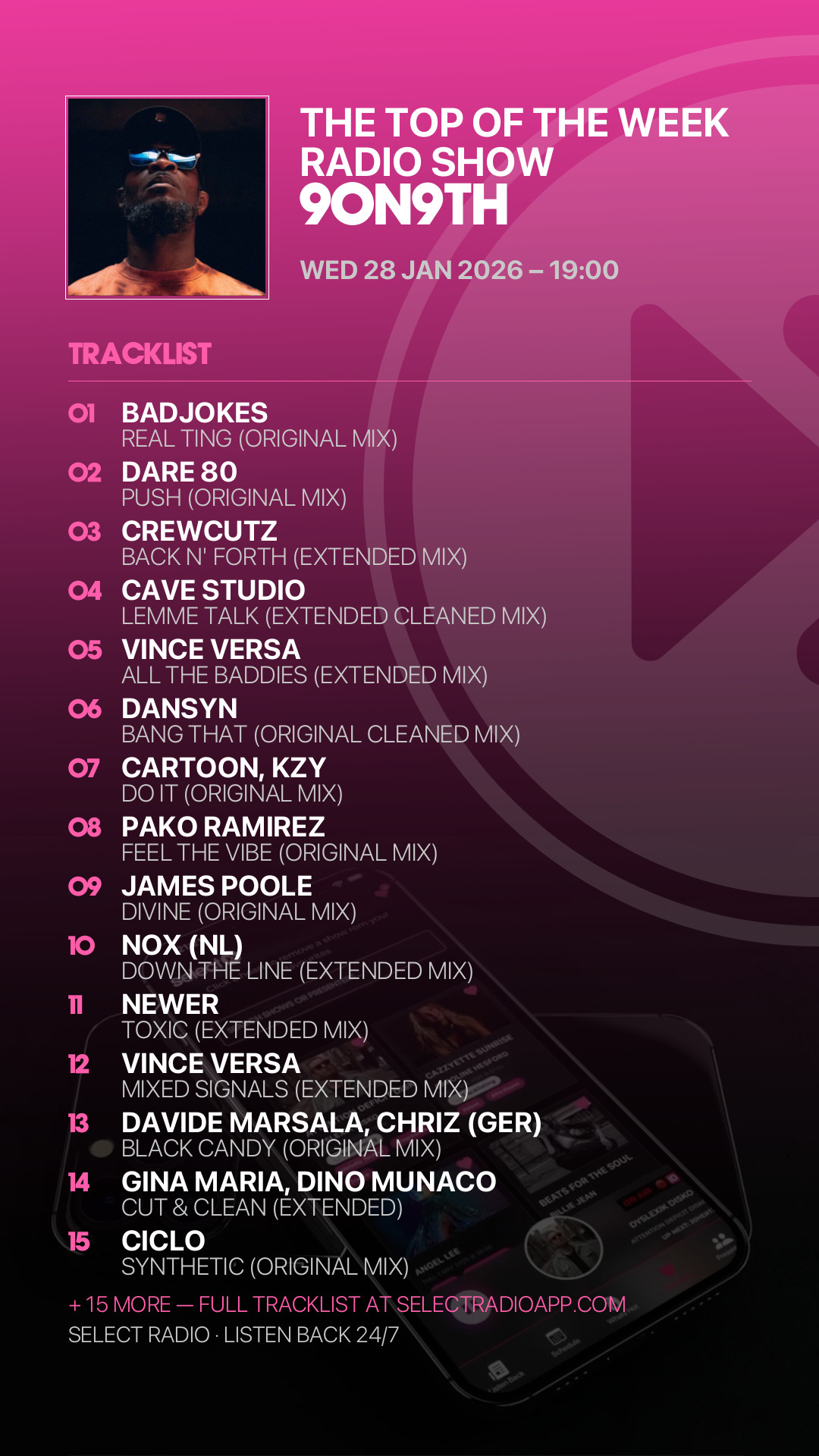 Tracklist Story Preview