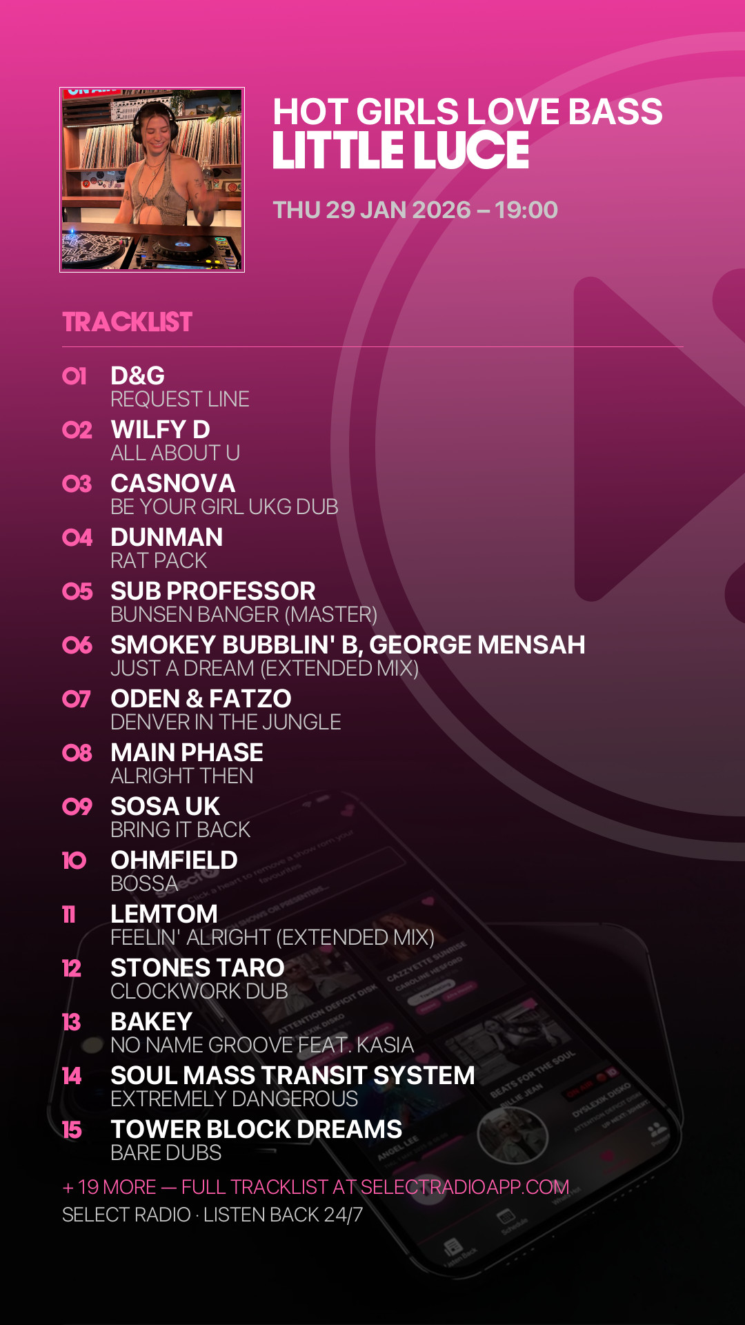 Tracklist Story Preview