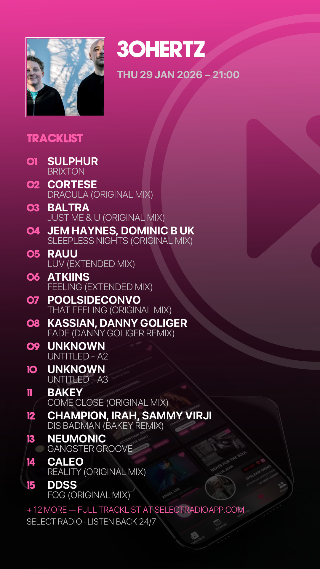 Tracklist Story Preview