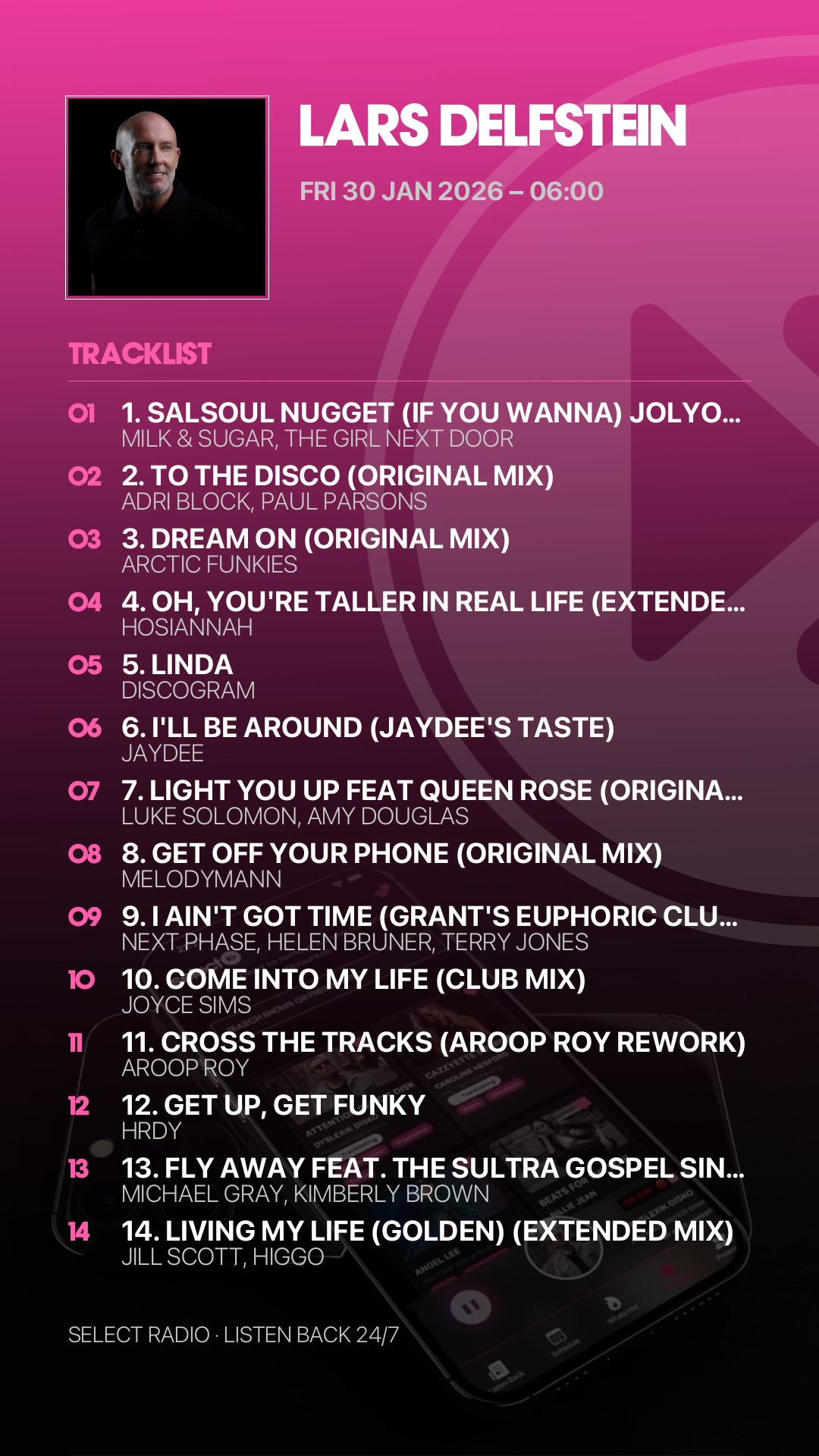 Tracklist Story Preview