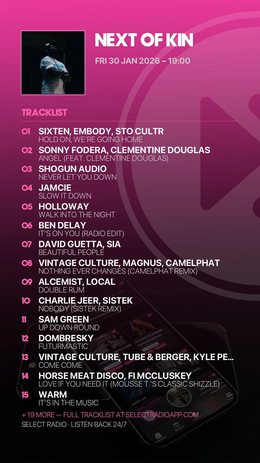 Tracklist Story Preview