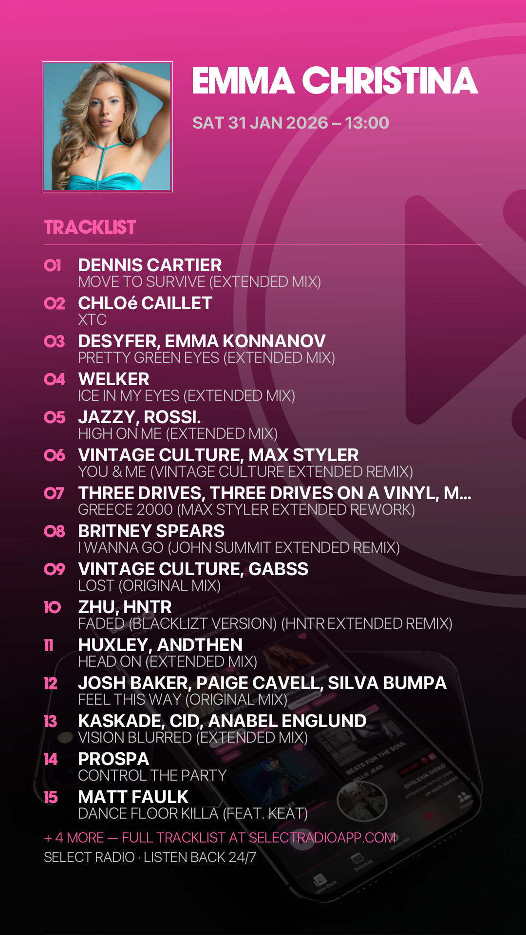 Tracklist Story Preview