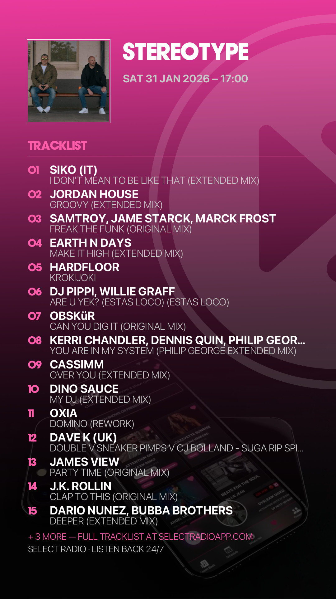 Tracklist Story Preview