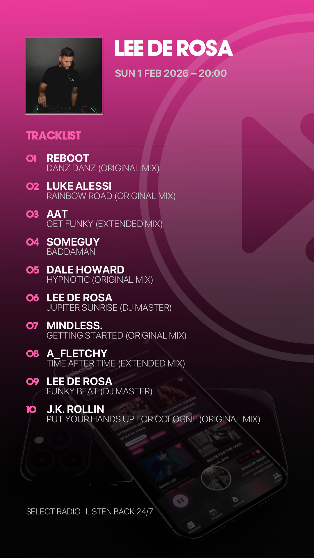 Tracklist Story Preview
