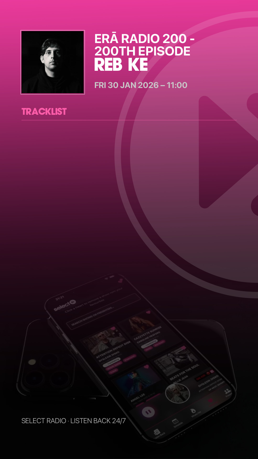 Tracklist Story Preview