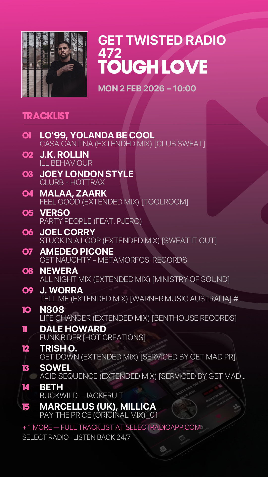 Tracklist Story Preview