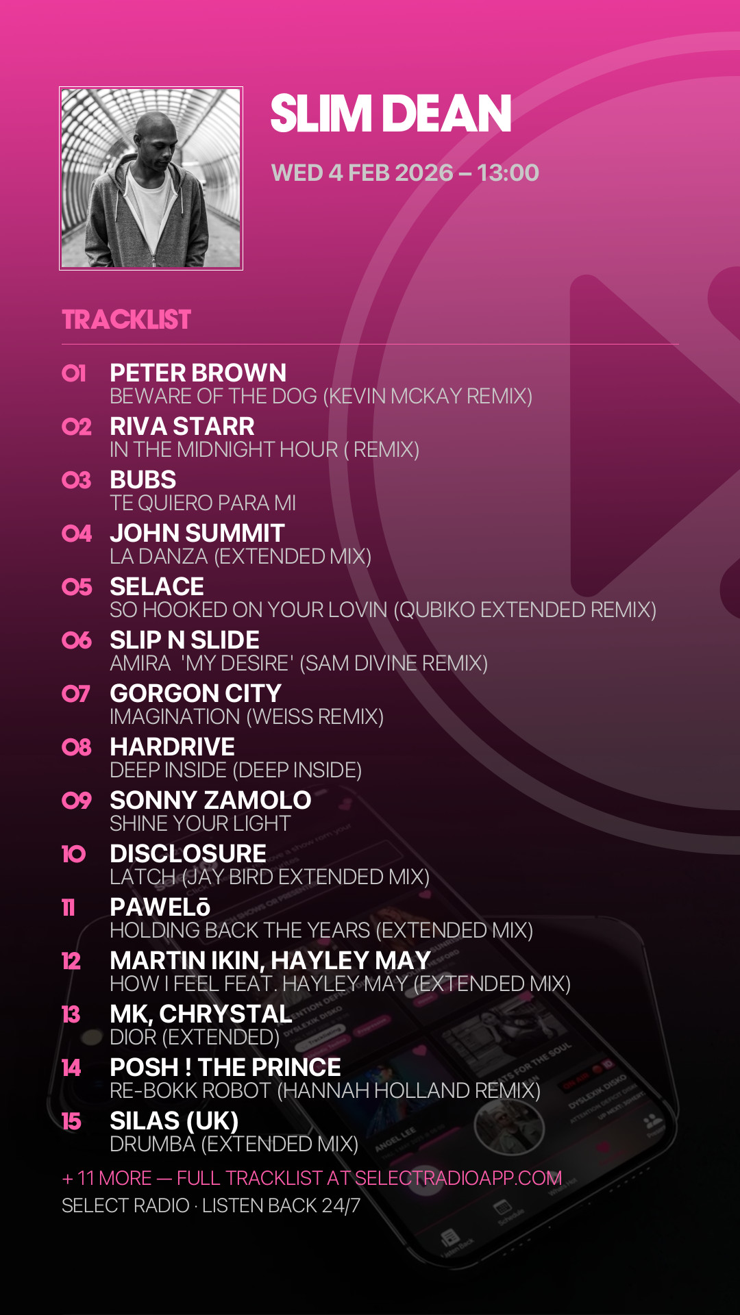 Tracklist Story Preview