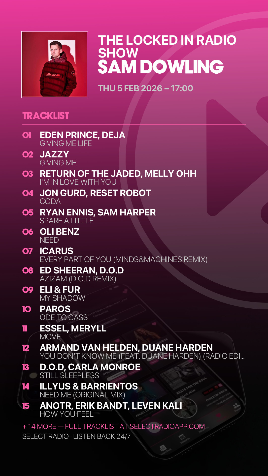 Tracklist Story Preview