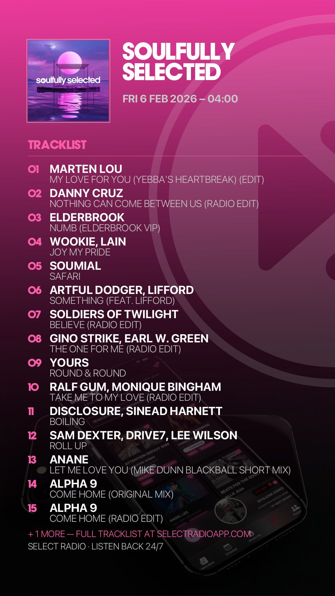 Tracklist Story Preview