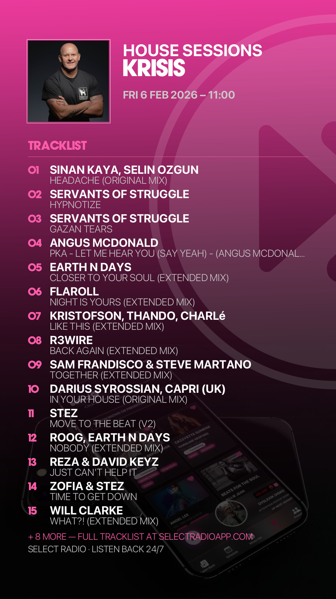 Tracklist Story Preview