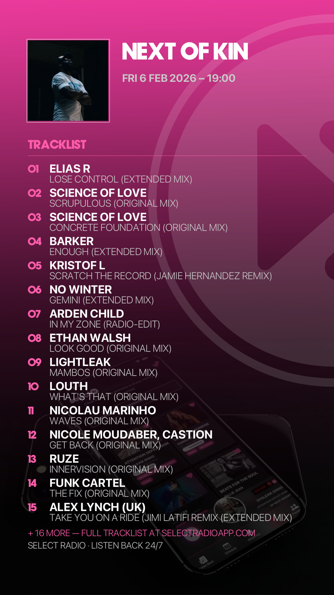 Tracklist Story Preview