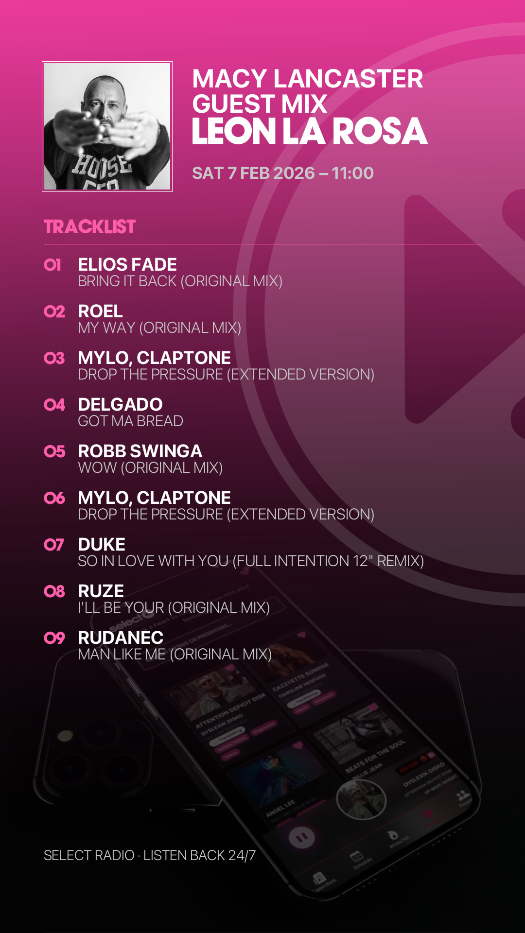 Tracklist Story Preview