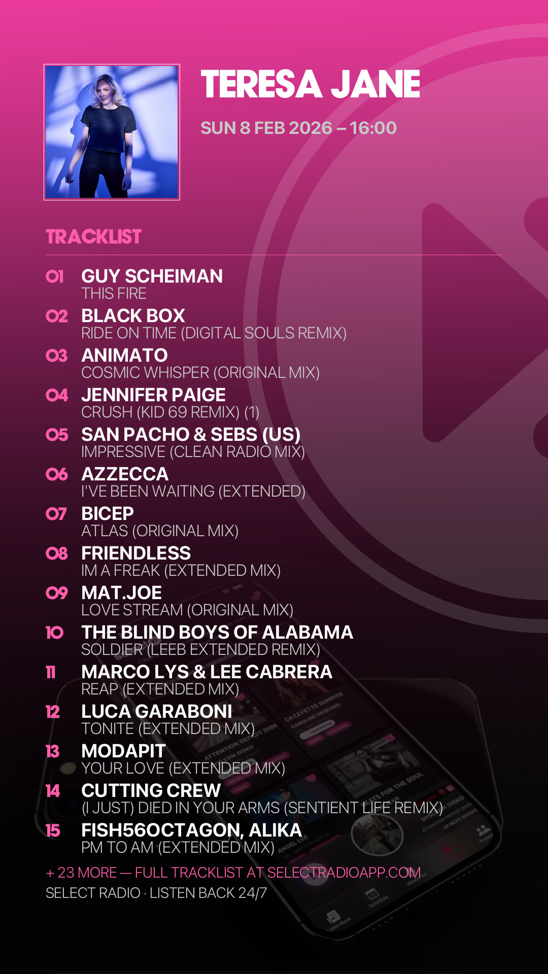 Tracklist Story Preview