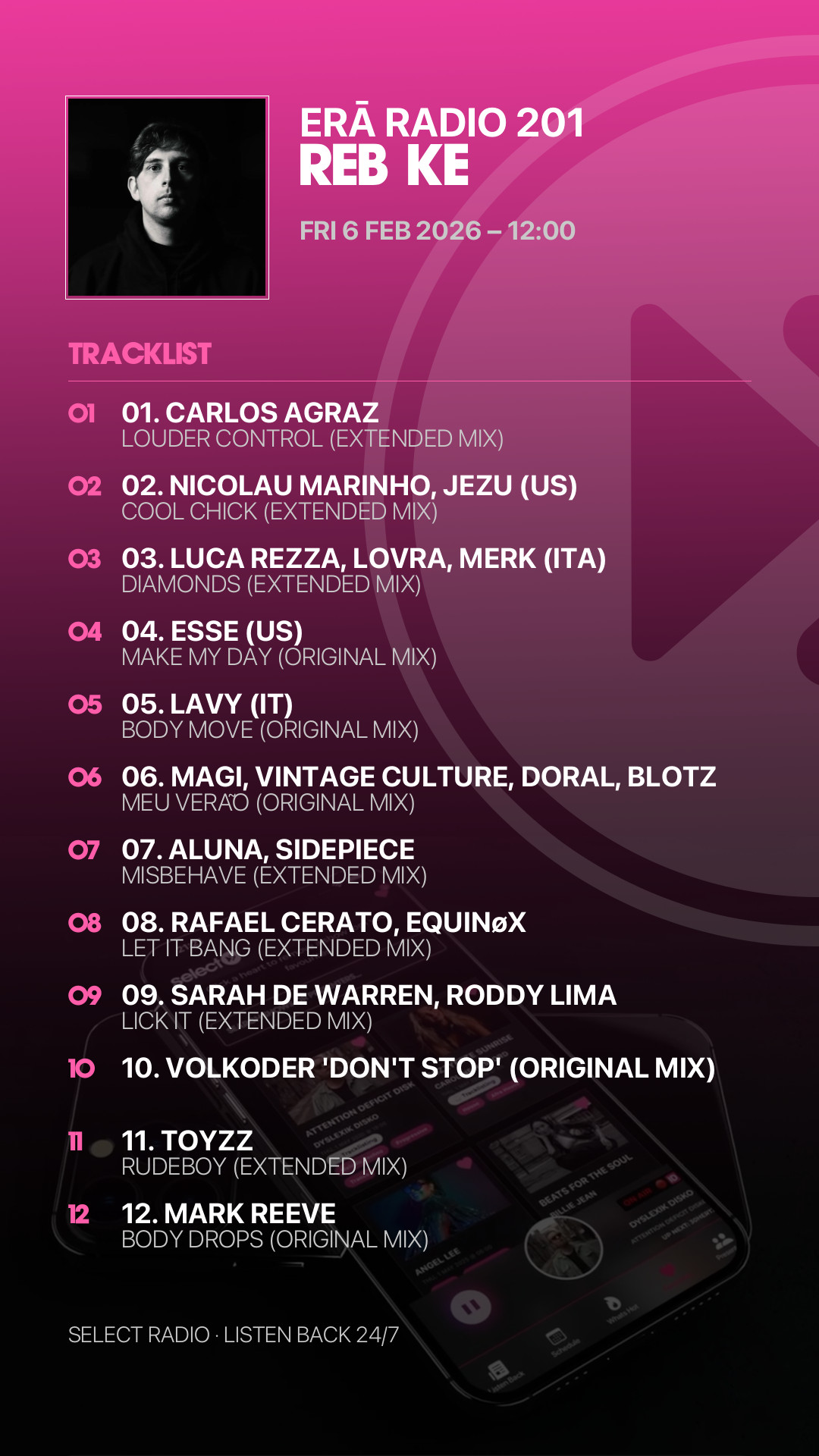Tracklist Story Preview