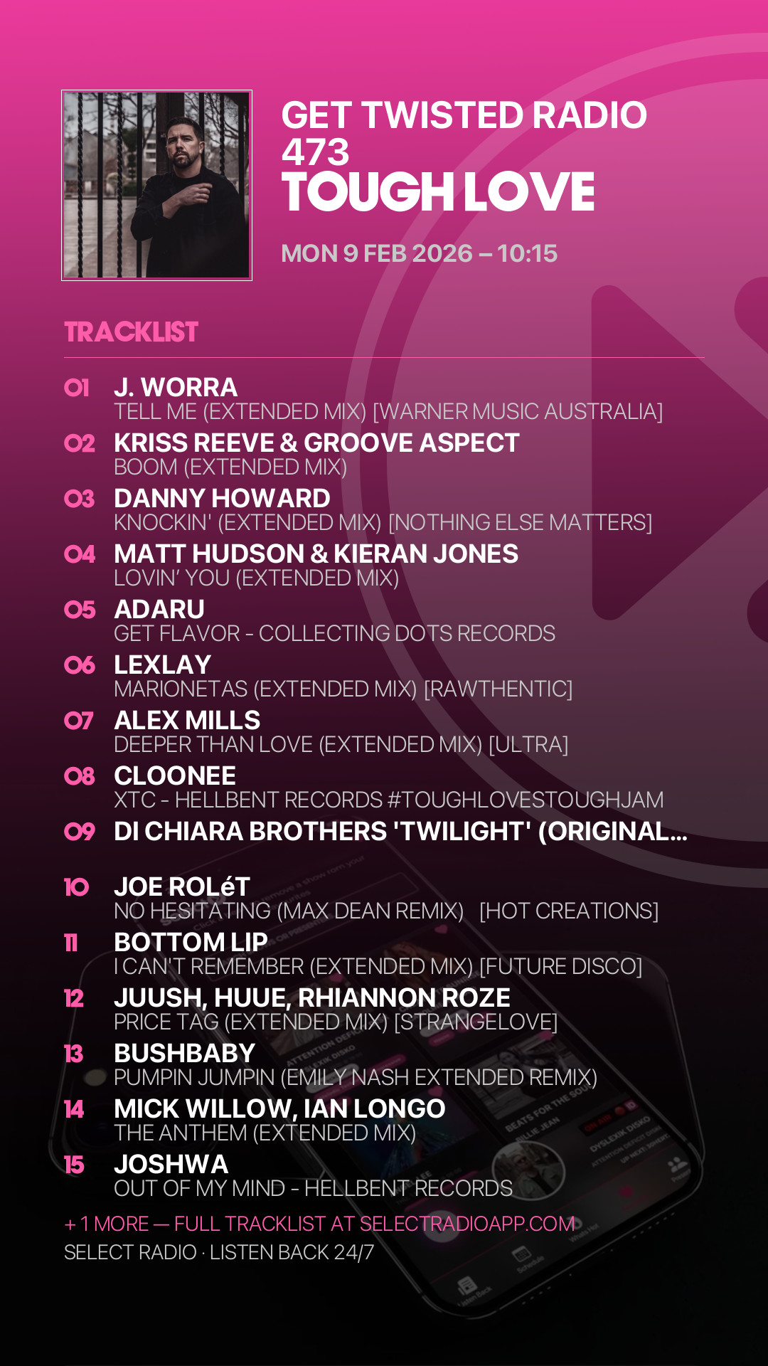 Tracklist Story Preview