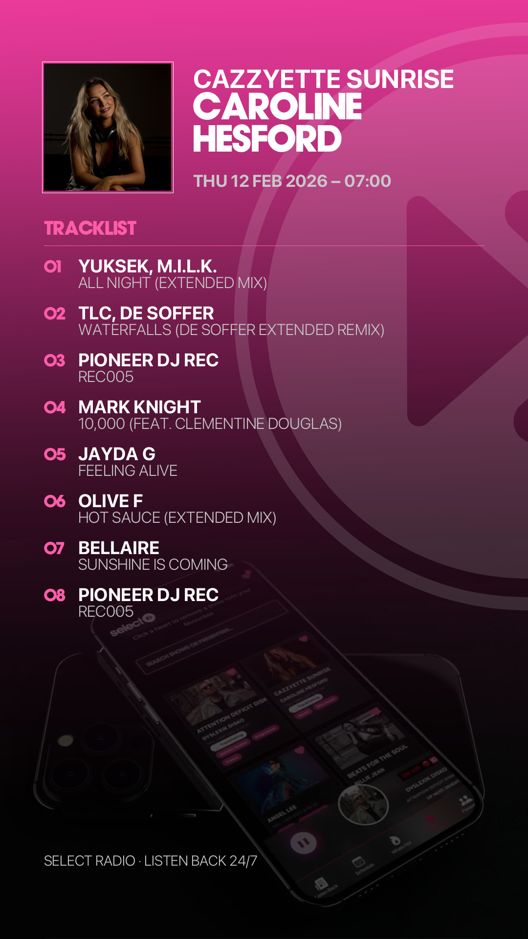 Tracklist Story Preview