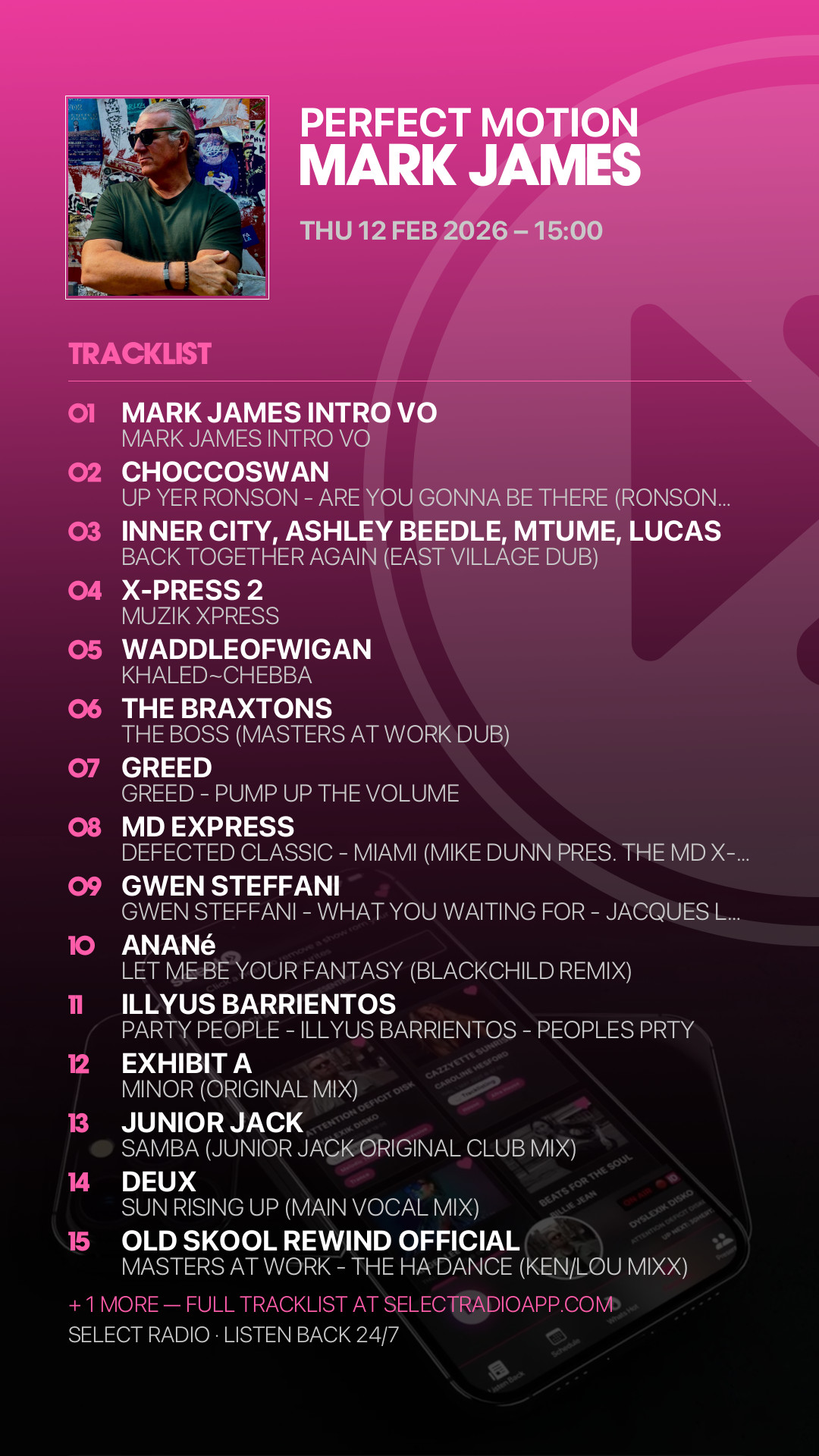 Tracklist Story Preview