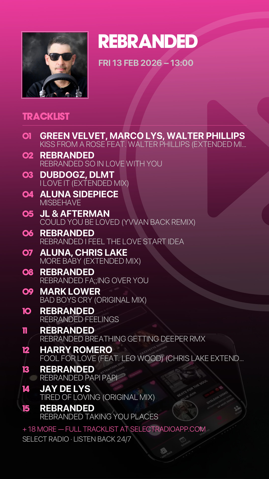 Tracklist Story Preview