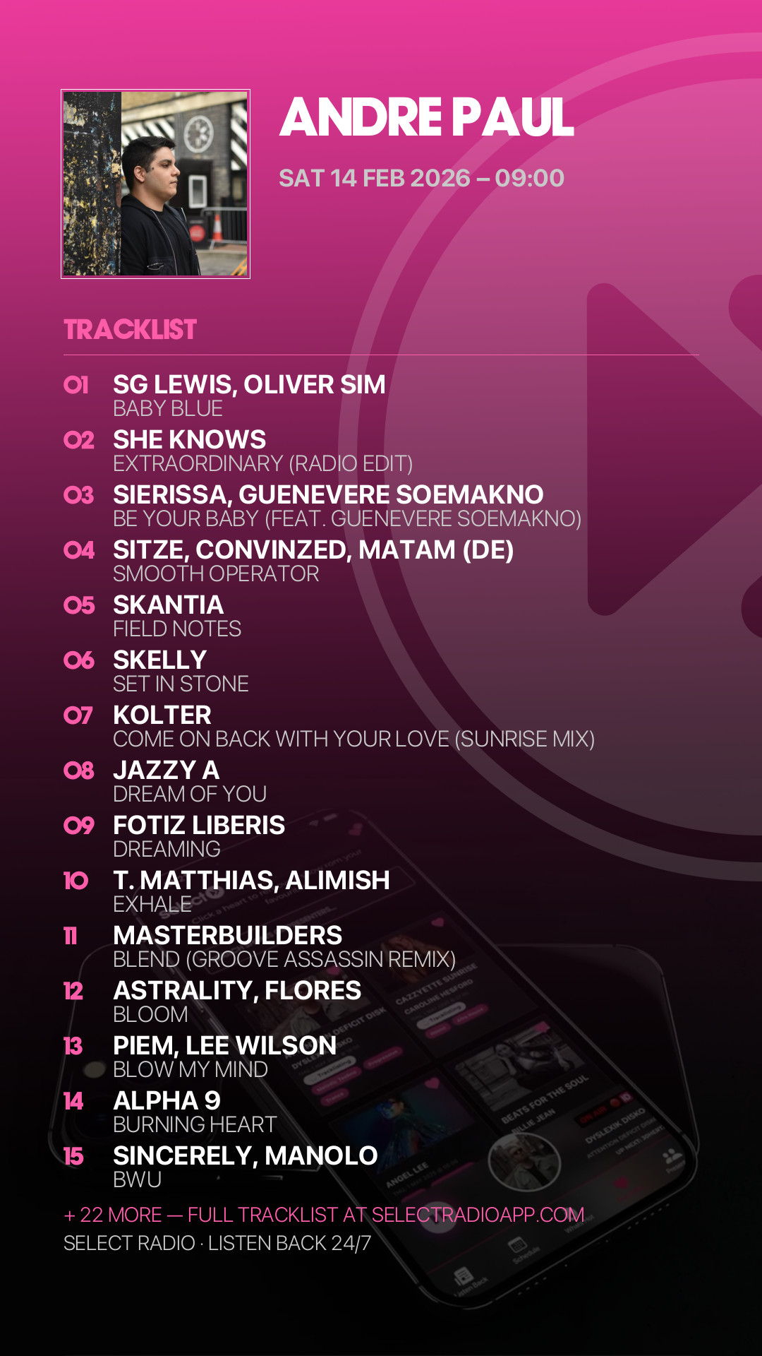 Tracklist Story Preview