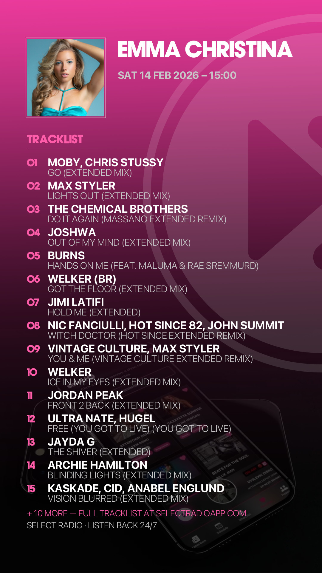 Tracklist Story Preview