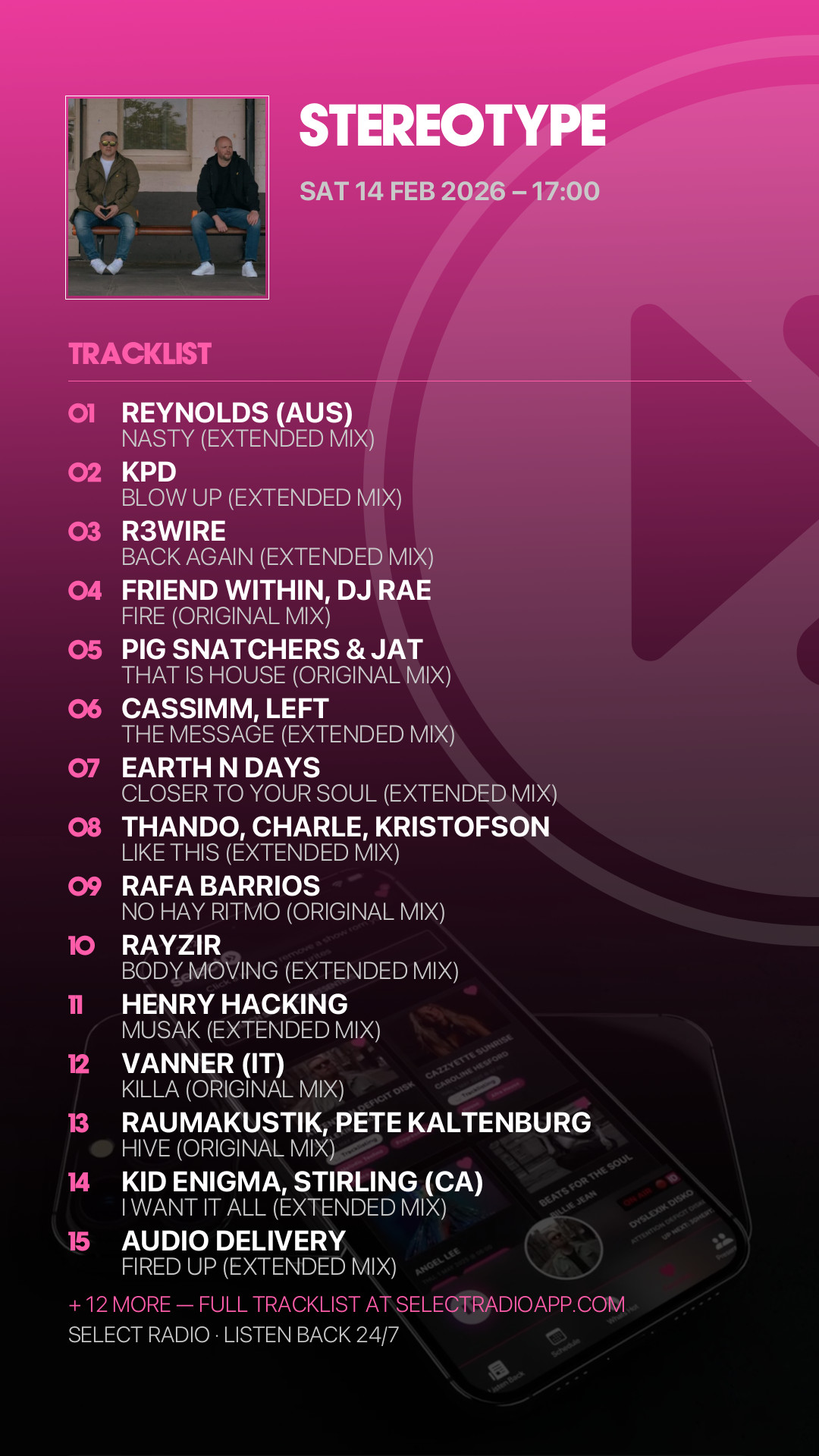 Tracklist Story Preview