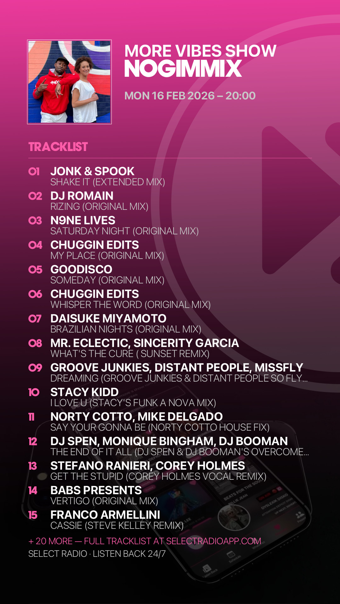 Tracklist Story Preview