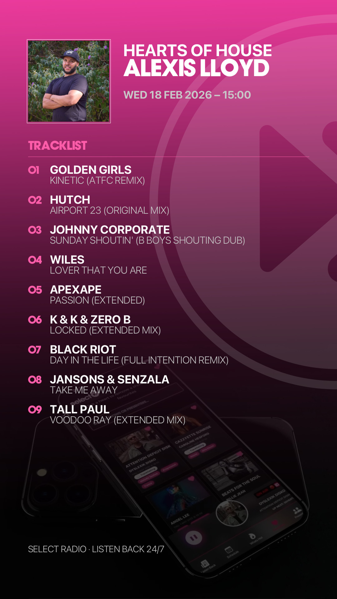Tracklist Story Preview