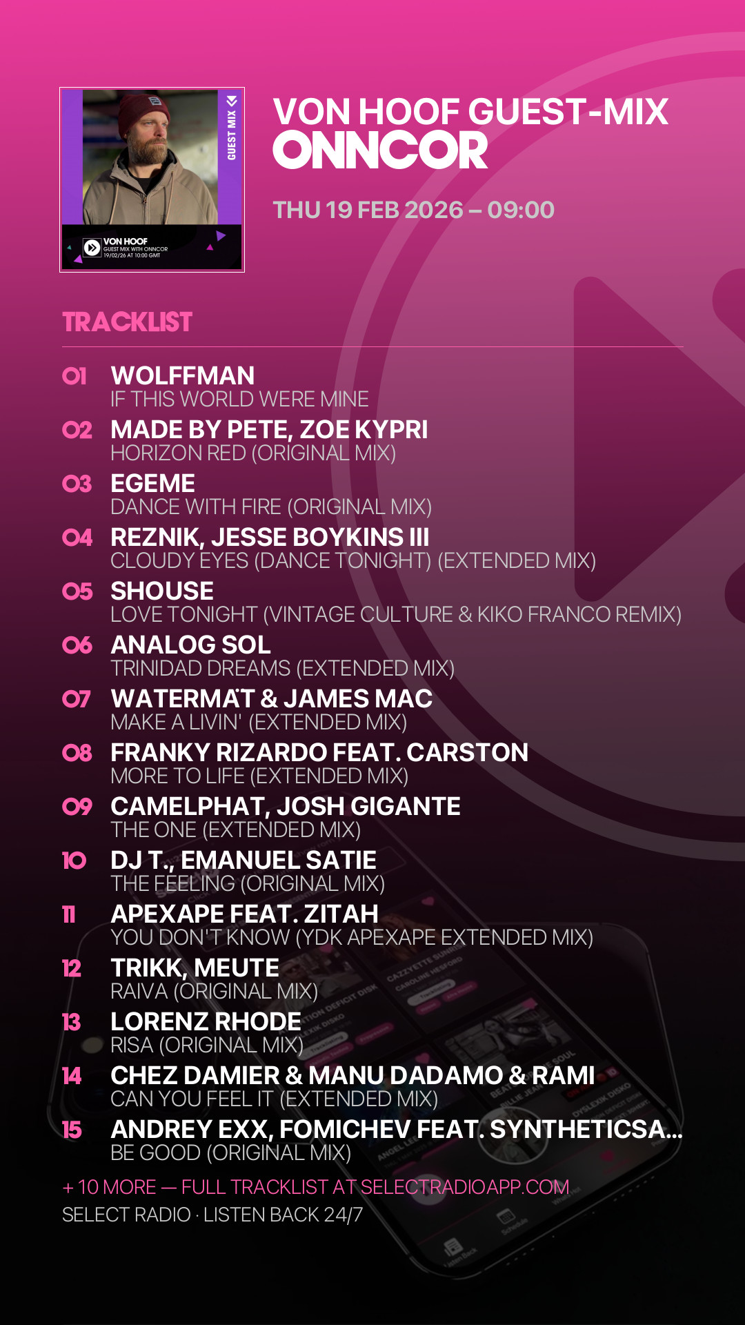 Tracklist Story Preview