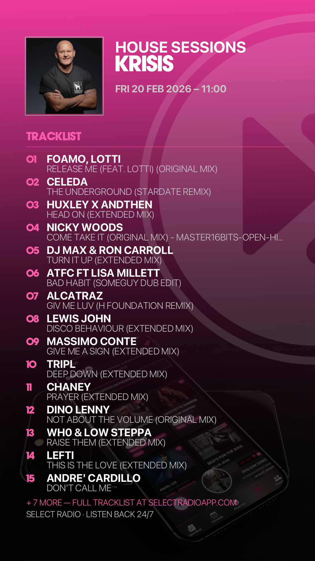 Tracklist Story Preview