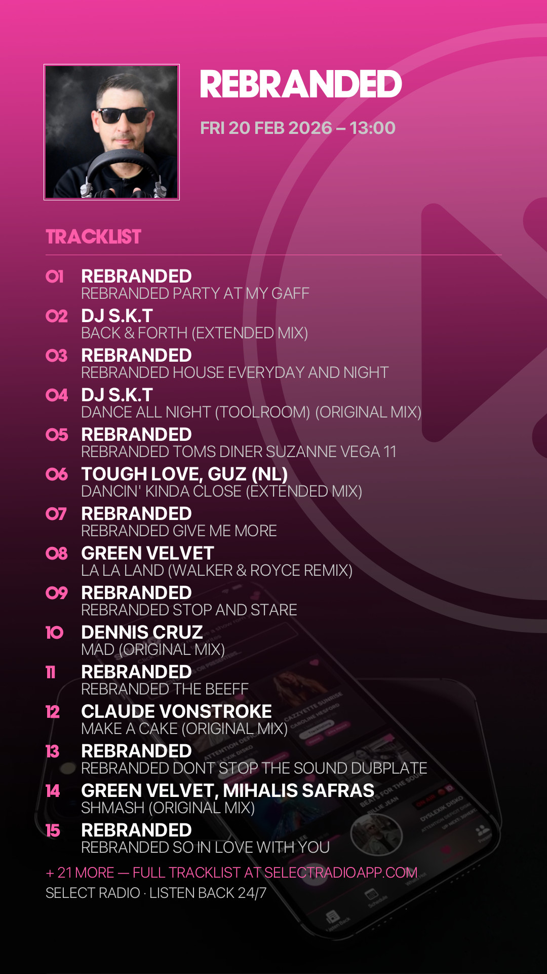 Tracklist Story Preview